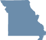 state outline of Missouri